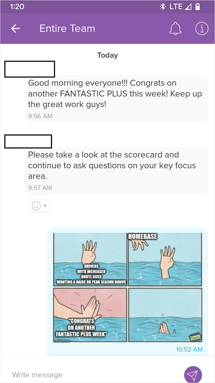 People Online Applaud This Employee Who Responded To His Supervisor’s Message With A Meme And Got Suspended For It
