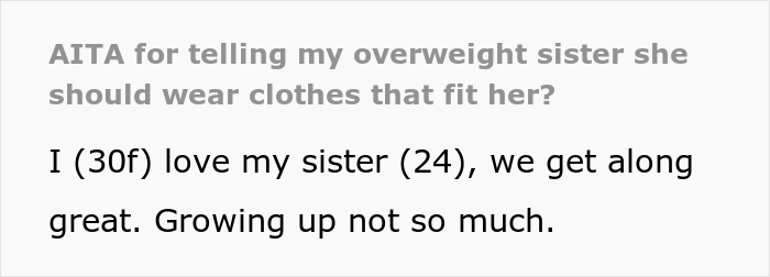 The Internet Shows Support For This Woman Who Called Out Her Overweight Sister For Her Office Job Outfit The Internet Shows Support For This Woman Who Called Out Her Overweight Sister For Her Office Job Outfit