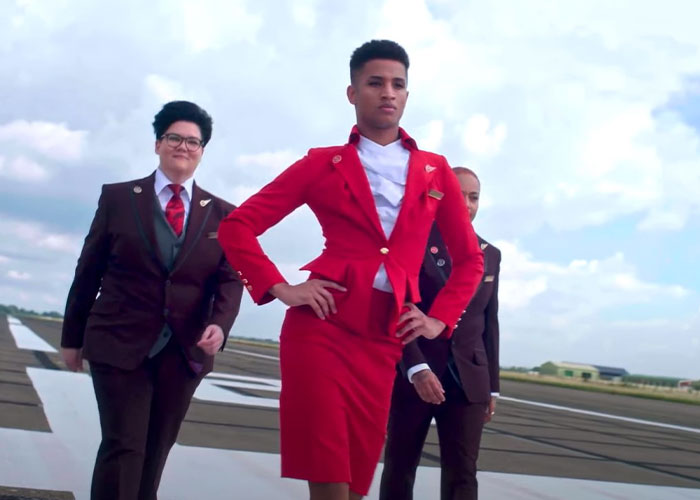 Virgin Atlantic Scraps Gendered Uniforms To Drive Inclusivity, Dividing Opinions Online Virgin Atlantic Scraps Gendered Uniforms To Drive Inclusivity, Dividing Opinions Online