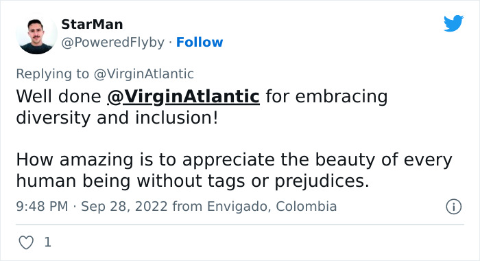 Virgin Atlantic Scraps Gendered Uniforms To Drive Inclusivity, Dividing Opinions Online Virgin Atlantic Scraps Gendered Uniforms To Drive Inclusivity, Dividing Opinions Online