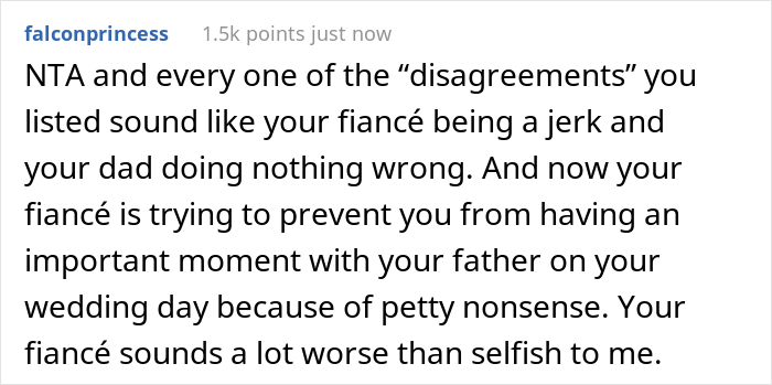 Man Is Offended His Fiancée Doesn’t Care He Is Uncomfortable With Her Dad Walking Her Down The Aisle