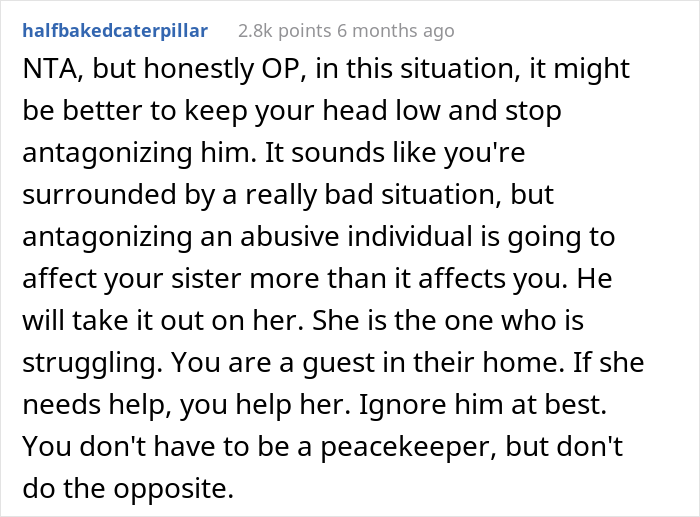 “I Am Sick And Tired”: Man Has Had Enough Of His Brother-In-Law Disrespecting His Sister, So He Pulls A Stunt On Him That Drives Him Mad “I Am Sick And Tired”: Man Has Had Enough Of His Brother-In-Law Disrespecting His Sister, So He Pulls A Stunt On Him That Drives Him Mad