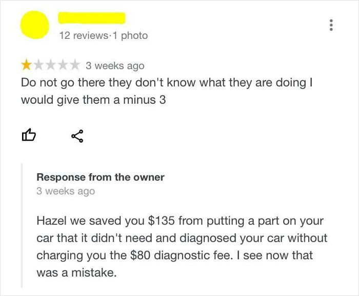40 Times Customers Tried To Sabotage Businesses With Their Bad Reviews But Were Surprised When It Backfired
