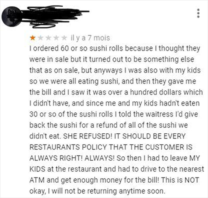 40 Times Customers Tried To Sabotage Businesses With Their Bad Reviews But Were Surprised When It Backfired