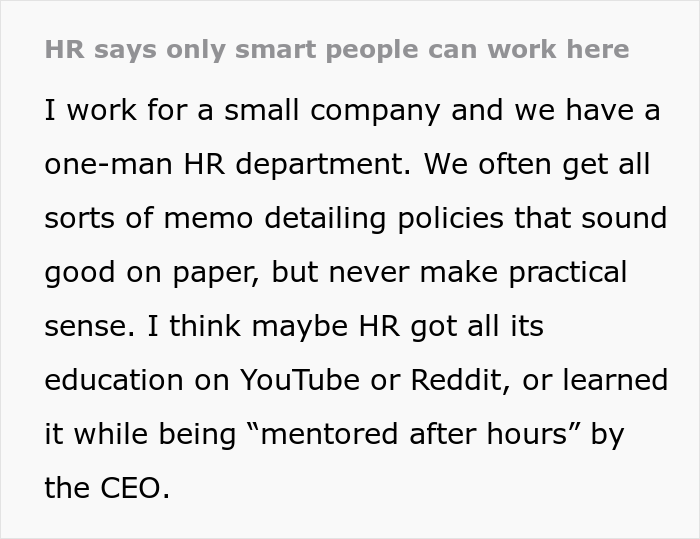 HR Makes Employees Take A Skill Test Designed For New Hires, They Maliciously Comply, HR Ends Up Scoring The Lowest HR Makes Employees Take A Skill Test Designed For New Hires, They Maliciously Comply, HR Ends Up Scoring The Lowest