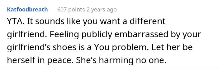&ldquo;[Am I The Jerk] For Wanting My Girlfriend To Wear Appropriate Shoes To An Event?&rdquo;