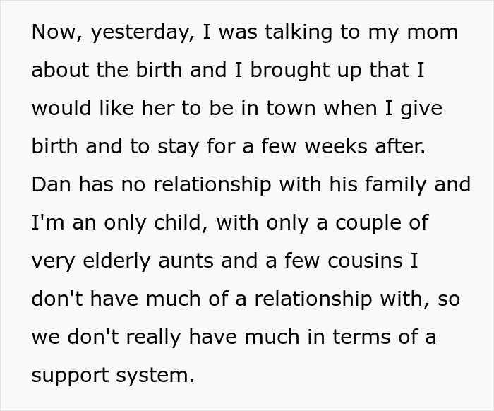 Pregnant Woman Asks For Parents’ Help For A Few Weeks, Refuses To Let Them Stay At Her House Because She Wants Privacy
