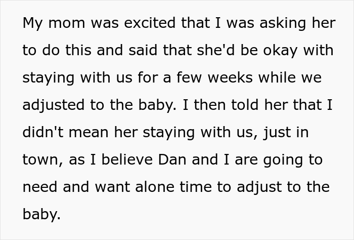Pregnant Woman Asks For Parents’ Help For A Few Weeks, Refuses To Let Them Stay At Her House Because She Wants Privacy