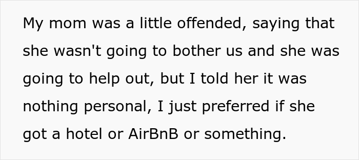 Pregnant Woman Asks For Parents’ Help For A Few Weeks, Refuses To Let Them Stay At Her House Because She Wants Privacy