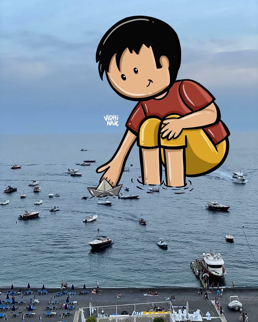 This Artist Drew These 39 Illustrations And They Interact With Everyday Objects (New Pics) This Artist Drew These 39 Illustrations And They Interact With Everyday Objects (New Pics)