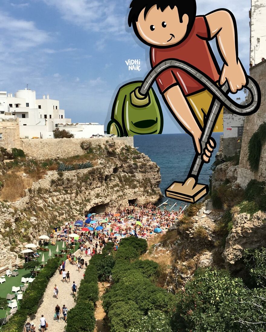 This Artist Drew These 39 Illustrations And They Interact With Everyday Objects (New Pics) This Artist Drew These 39 Illustrations And They Interact With Everyday Objects (New Pics)