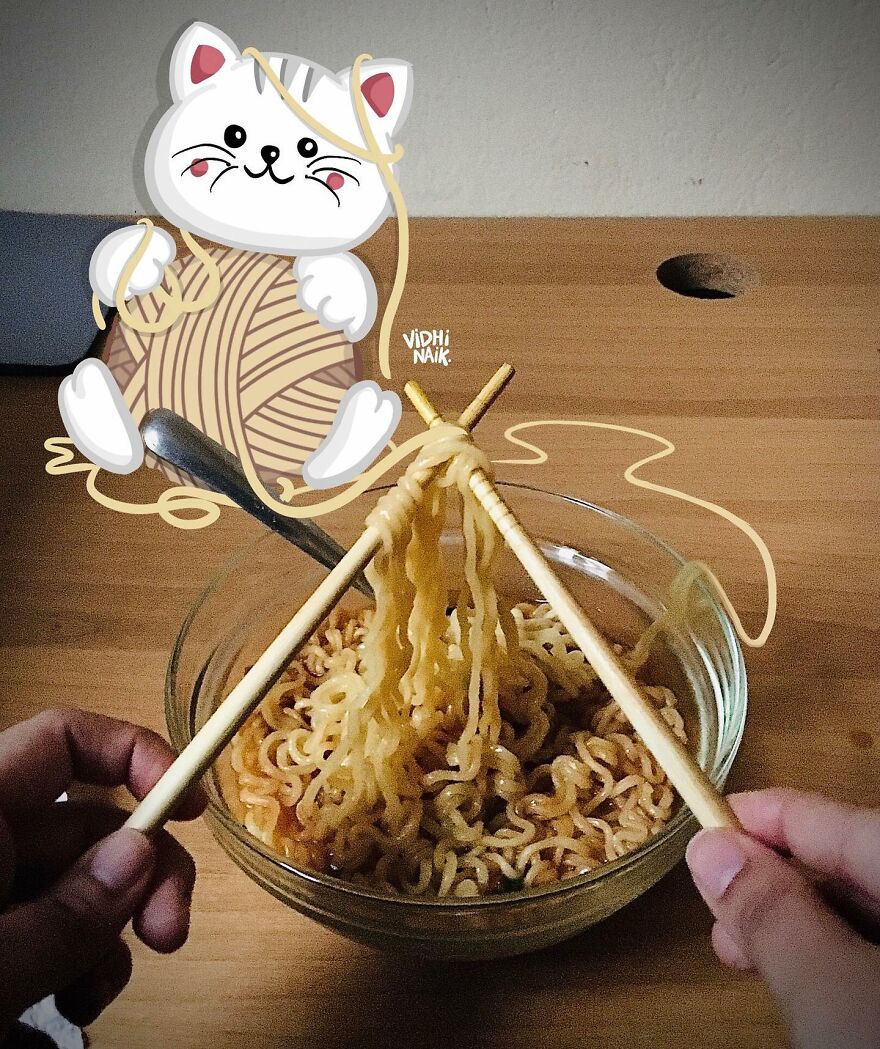 This Artist Drew These 39 Illustrations And They Interact With Everyday Objects (New Pics) This Artist Drew These 39 Illustrations And They Interact With Everyday Objects (New Pics)