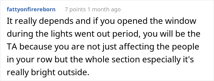 Woman Upset Her Seatmate Refused To Shut The Window Shade As They Paid Extra $30 For The Window Seat