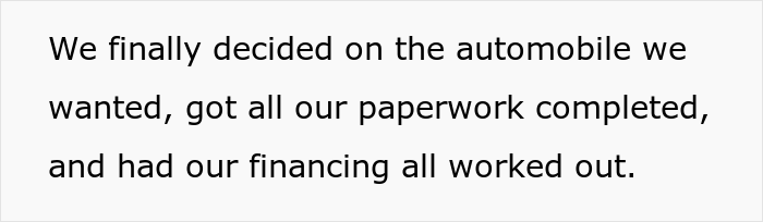 Buyers Maliciously Comply When Car Dealership Gives Them The Ultimatum “Take It Or Leave It” Buyers Maliciously Comply When Car Dealership Gives Them The Ultimatum “Take It Or Leave It”