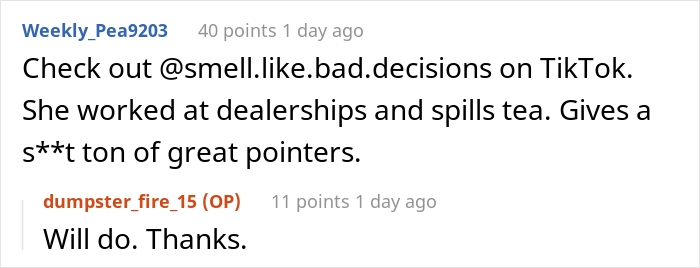 Buyers Maliciously Comply When Car Dealership Gives Them The Ultimatum “Take It Or Leave It” Buyers Maliciously Comply When Car Dealership Gives Them The Ultimatum “Take It Or Leave It”