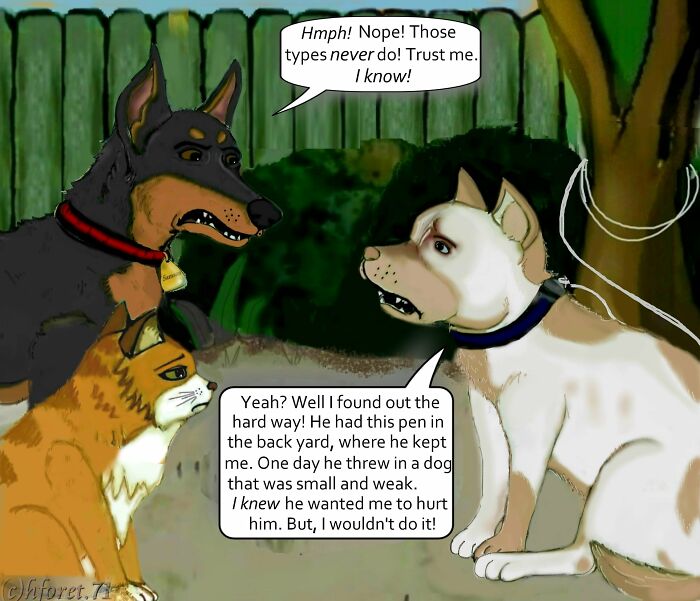 My Animal Comic Introducing A Pitbull Character Named &ldquo;King&rdquo;, Part 4 (12 Pics)