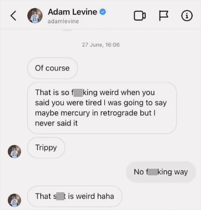 People Are Cringing At Adam Levine’s Alleged Leaked DMs, And Here Are 30 Of The Funniest Reactions