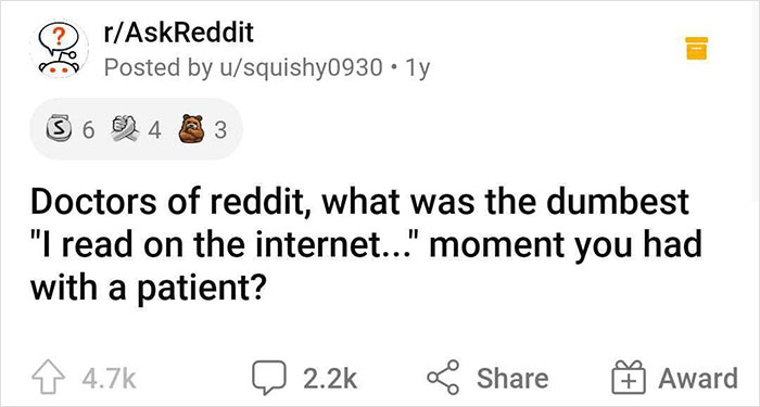 30 Doctors Share The Stupidest Thing They&#8217;ve Heard From People Who &#8216;Read It On The Internet&#8217;