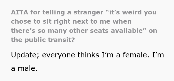 Stranger Sits Right Next To This Man When The Tram Is Almost Empty, The Man Confronts Them About It Stranger Sits Right Next To This Man When The Tram Is Almost Empty, The Man Confronts Them About It
