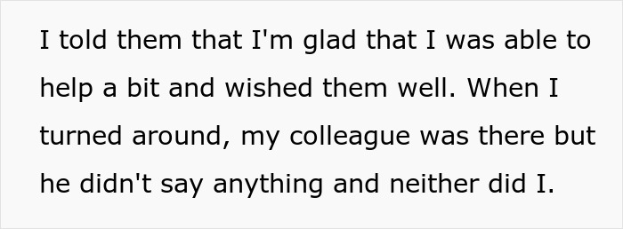 This Man’s Colleague Keeps Silent When A Man Gives Extra Food To A Family In Need, But Later Uses It Against Him