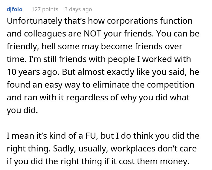 This Man’s Colleague Keeps Silent When A Man Gives Extra Food To A Family In Need, But Later Uses It Against Him