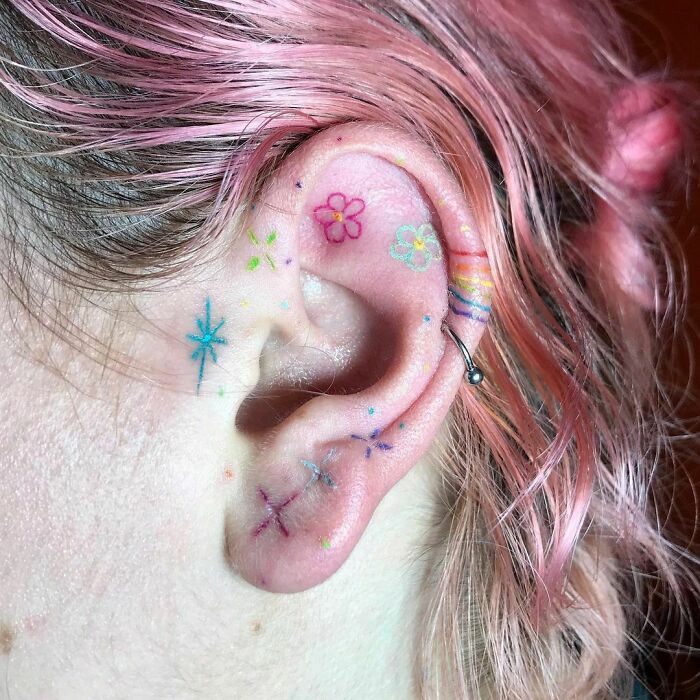 115 Ear Tattoo Ideas To Give You A Unique Look 115 Ear Tattoo Ideas To Give You A Unique Look