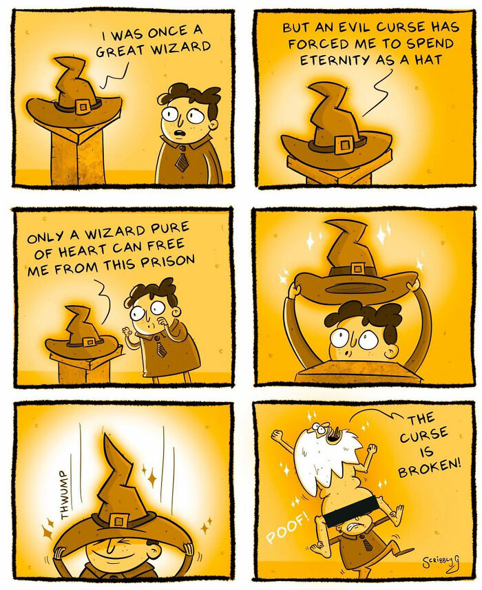 25 Unpredictable Comics With Dark Humor, Illustrated By Scribbly G (New Pics)