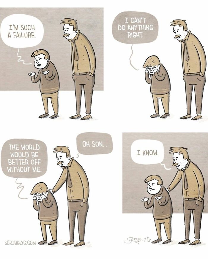 25 Unpredictable Comics With Dark Humor, Illustrated By Scribbly G (New Pics)