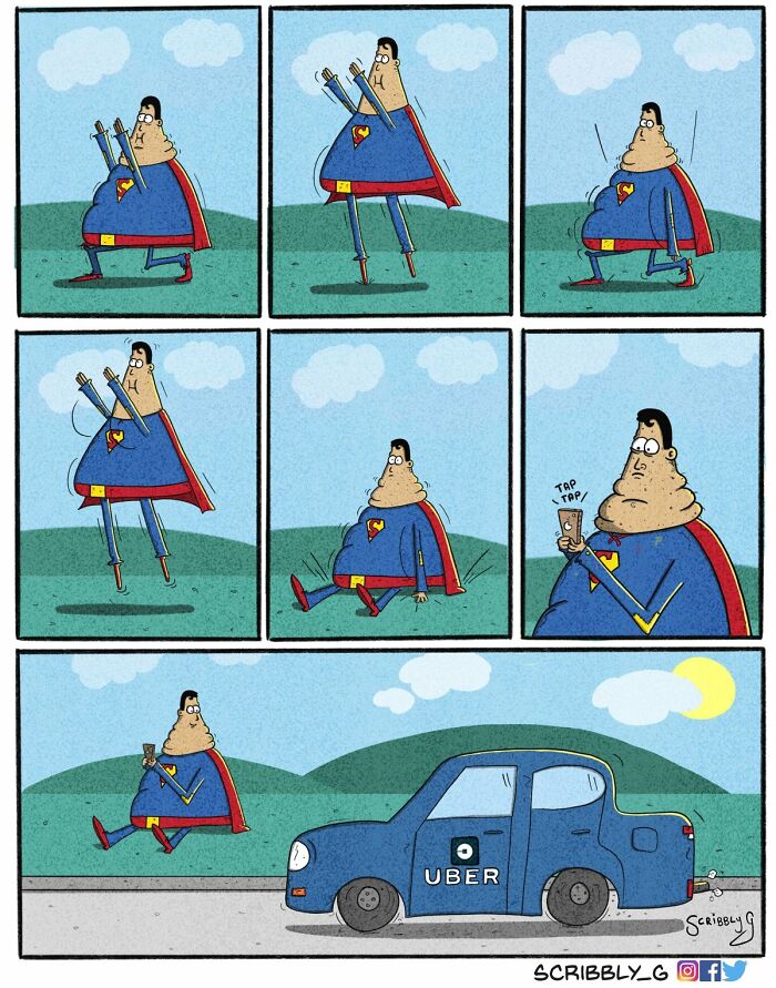 25 Unpredictable Comics With Dark Humor, Illustrated By Scribbly G (New Pics)