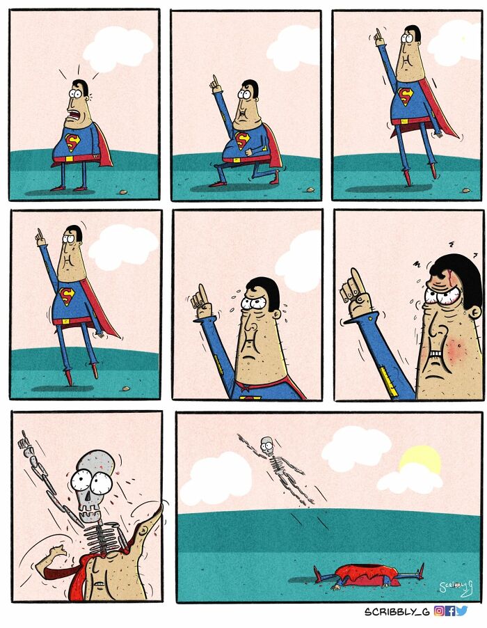 25 Unpredictable Comics With Dark Humor, Illustrated By Scribbly G (New Pics)