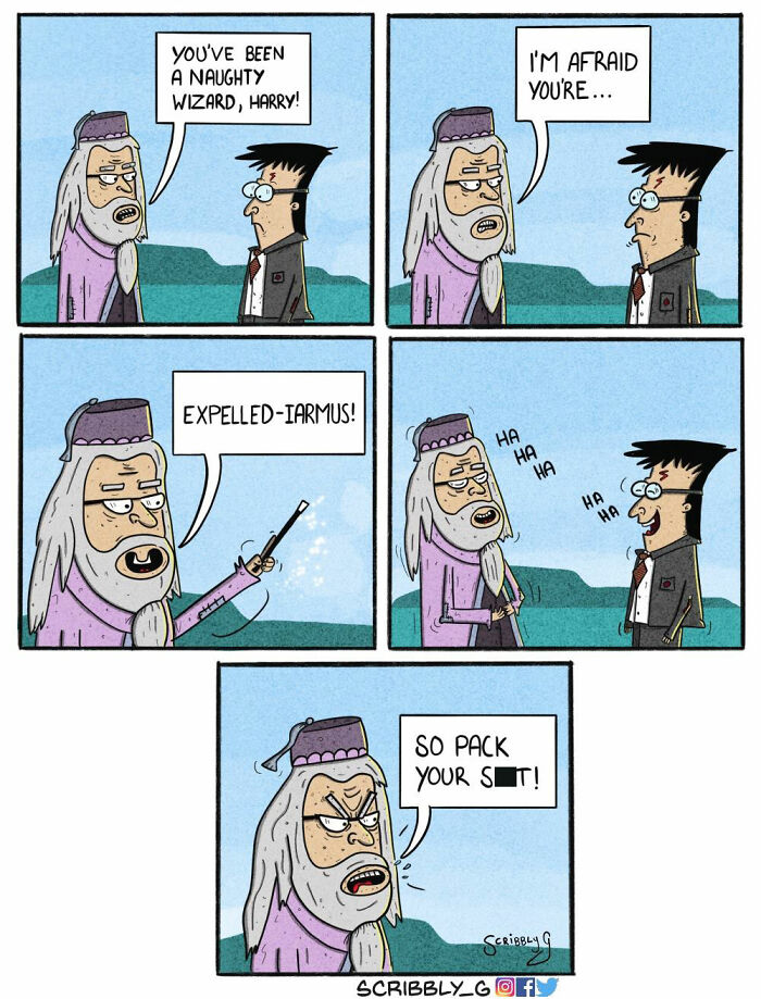 25 Unpredictable Comics With Dark Humor, Illustrated By Scribbly G (New Pics)