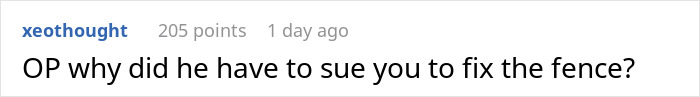 Guy Plots The Ultimate Retaliation Against His Neighbor Who Sued Him Over A Fence That Went 1.5 Inches Beyond The Property Line Guy Plots The Ultimate Retaliation Against His Neighbor Who Sued Him Over A Fence That Went 1.5 Inches Beyond The Property Line