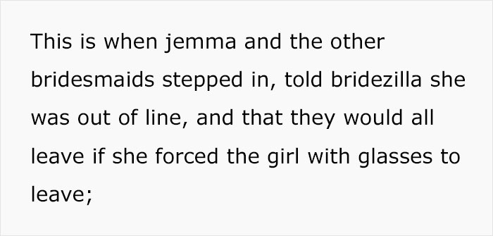 Bridezilla Has An Awkward Wedding With No Bridesmaids After They All Leave Over Her Mistreatment Of A Woman With Glasses Bridezilla Has An Awkward Wedding With No Bridesmaids After They All Leave Over Her Mistreatment Of A Woman With Glasses
