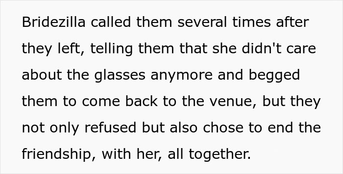 Bridezilla Has An Awkward Wedding With No Bridesmaids After They All Leave Over Her Mistreatment Of A Woman With Glasses Bridezilla Has An Awkward Wedding With No Bridesmaids After They All Leave Over Her Mistreatment Of A Woman With Glasses