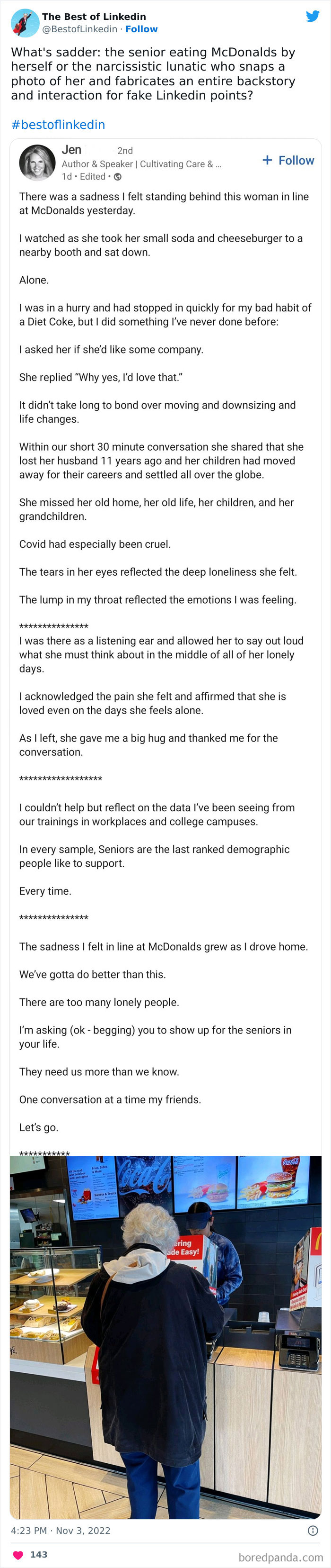 35 Times LinkedIn ‘Influencers’ Embarrassed Themselves And Got Dragged On This Twitter Page (New Pics)