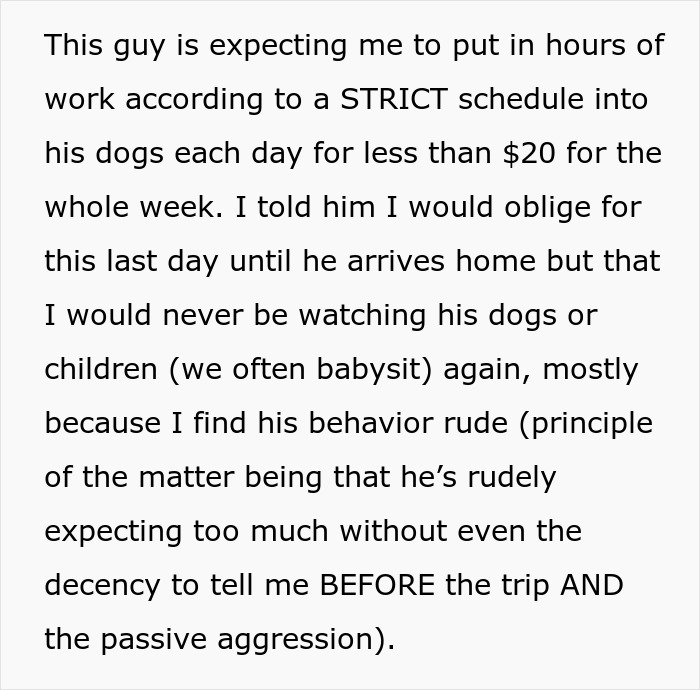 &#8220;[Am I The Jerk] For Telling My Neighbor That We Won&#8217;t Ever Watch His Dogs Again?&#8221;