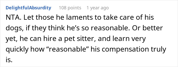 &#8220;[Am I The Jerk] For Telling My Neighbor That We Won&#8217;t Ever Watch His Dogs Again?&#8221;