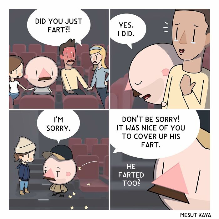 30 New Comics By Mesut Kaya Illustrating Funny And Sometimes Awkward Life Situations