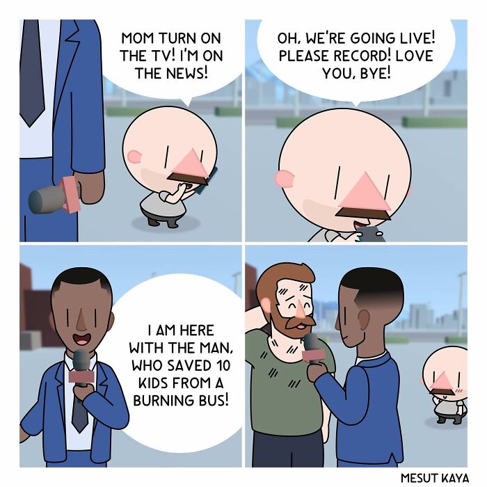 30 New Comics By Mesut Kaya Illustrating Funny And Sometimes Awkward Life Situations