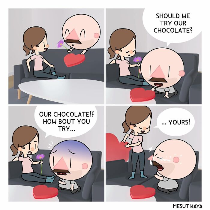 30 New Comics By Mesut Kaya Illustrating Funny And Sometimes Awkward Life Situations