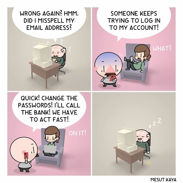 30 New Comics By Mesut Kaya Illustrating Funny And Sometimes Awkward Life Situations