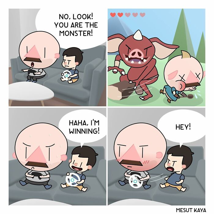 30 New Comics By Mesut Kaya Illustrating Funny And Sometimes Awkward Life Situations