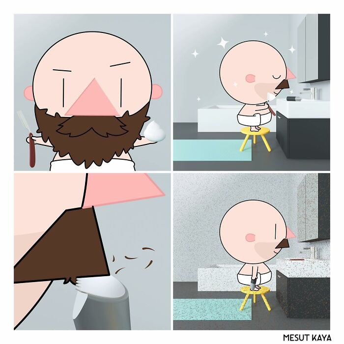 30 New Comics By Mesut Kaya Illustrating Funny And Sometimes Awkward Life Situations