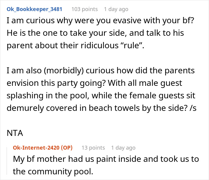 Woman Was About To Check Out In-Laws&#8217; New Pool, Only To Learn Women Are Not Allowed To Use It, Refuses To Ever Come Back