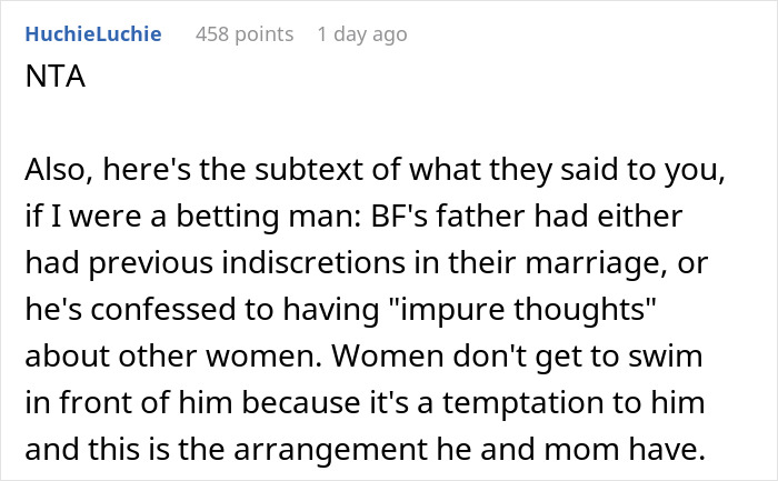Woman Was About To Check Out In-Laws&#8217; New Pool, Only To Learn Women Are Not Allowed To Use It, Refuses To Ever Come Back
