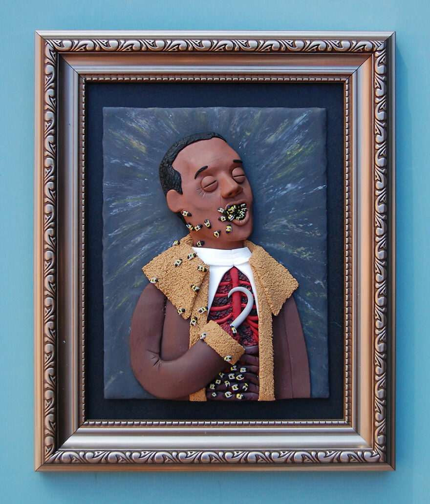 I Am A Clay Artist And Illustrator And I Make &#8216;Paintings&#8217; Inspired By Movies I Love (16 Pics)