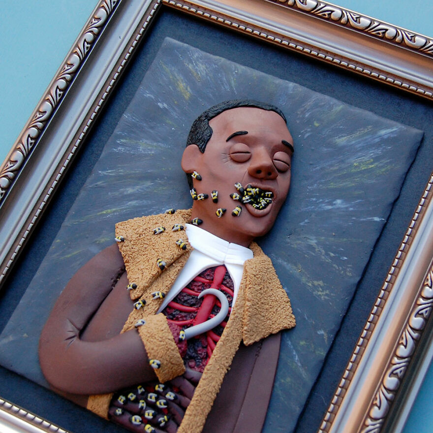 I Am A Clay Artist And Illustrator And I Make &#8216;Paintings&#8217; Inspired By Movies I Love (16 Pics)