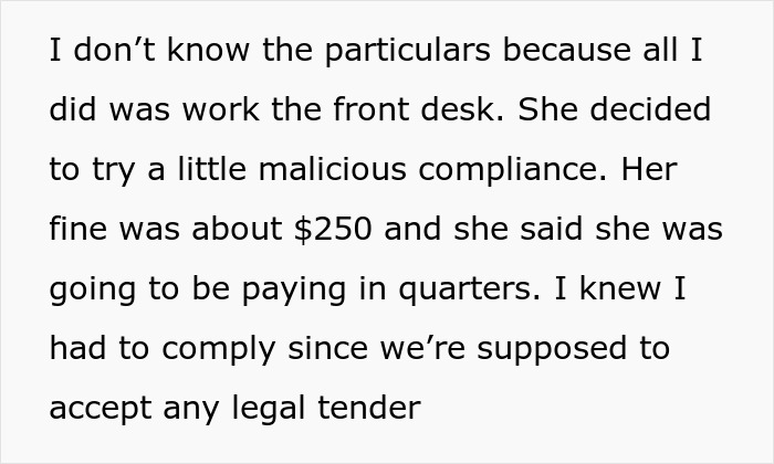 Karen’s Malicious Compliance Embarrassingly Fails After Employee Outsmarts Her At Her Own Game Karen’s Malicious Compliance Embarrassingly Fails After Employee Outsmarts Her At Her Own Game