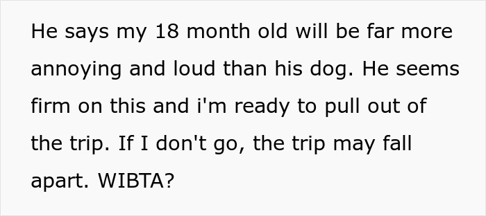 &ldquo;[Would I Be The Jerk] For Not Going On A Family Vacation Because My Brother Wants To Bring His Dog&rdquo;