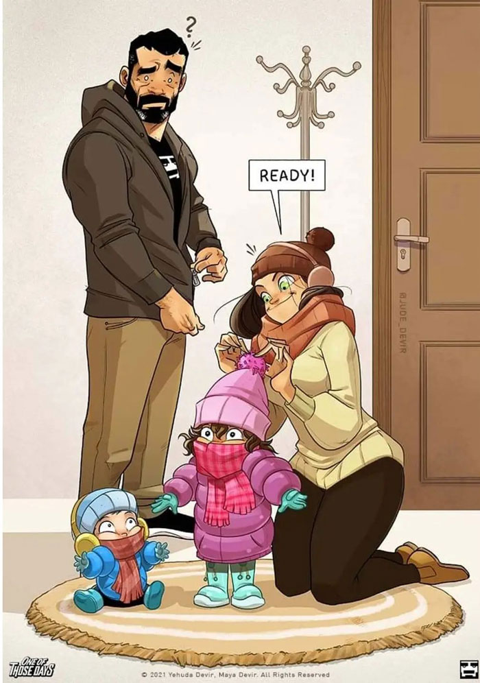 30 New Extremely Relatable Comics About Being A Parent, By Yehuda And Maya Devir 30 New Extremely Relatable Comics About Being A Parent, By Yehuda And Maya Devir